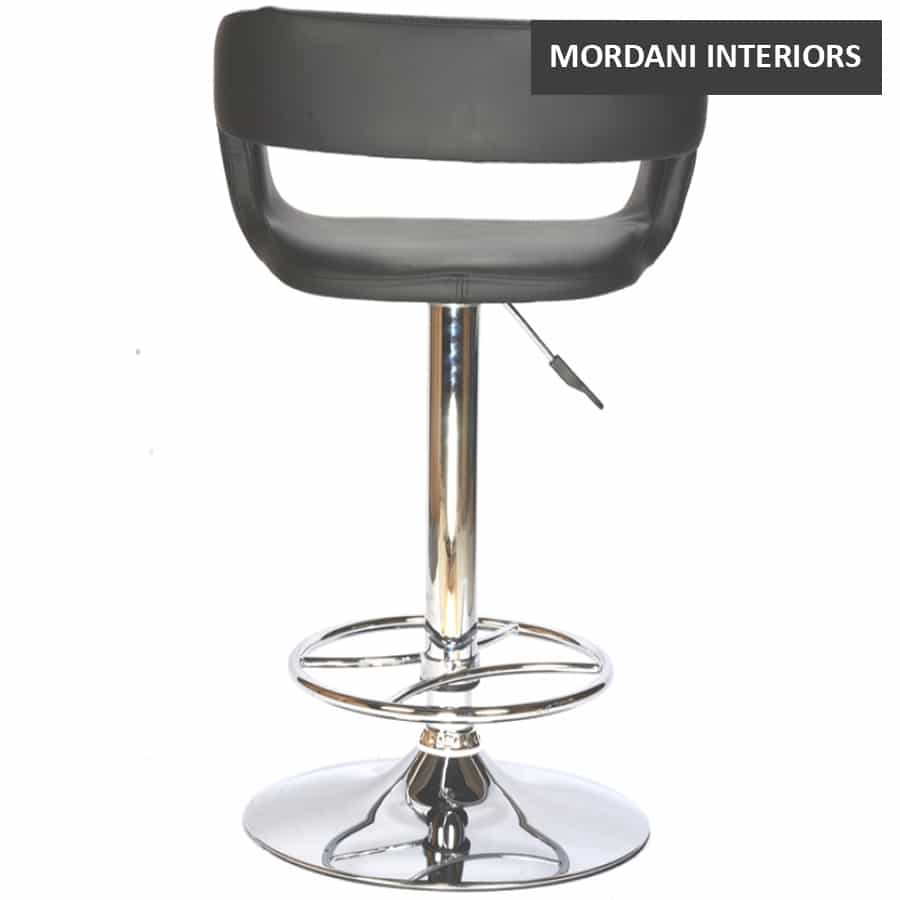 Beth Mid Century Designer Black  Bar Stool